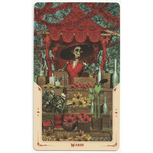 Santa Muerte Tarot Mini - Book of The Dead by Fabio Listbani - Picture 4 of 11